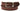 Paul Parkman Men's Woven Leather Belt in Brown