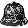Kangol Tropic Street Floral Jacquard Casual Bucket Hat in Black Floral #color_ Black Floral