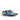 DapperFam Giuliano in Denim / Brown Men's Hand-Painted Patina Whole Cut in Denim / Brown