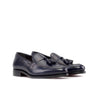 DapperFam Luciano in Navy Men's Italian Leather Loafer in Navy #color_ Navy