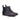 DapperFam Lucca in Black / Grey Women's Lux Suede Chelsea Boot in Black / Grey B - Standard width fit