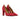 DapperFam Fiorenza in Passion Red Women's Italian Suede High Heel