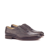 DapperFam Giuliano in Dark Brown Men's Italian Full Grain Leather Whole Cut