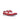 DapperFam Zephyr in White / Red / Black Men's Italian Croco Embossed Leather Longwing Blucher in White / Red / Black