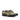 DapperFam Giuliano in Khaki / Burgundy Men's Hand-Painted Patina Whole Cut in Khaki / Burgundy