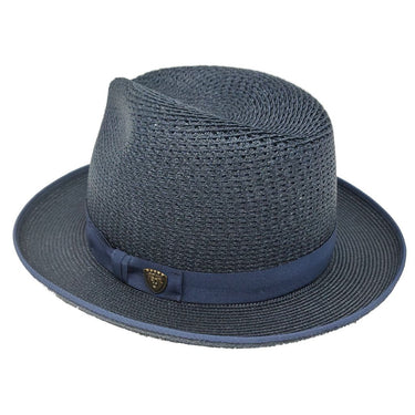 Stetson Regalis B Vented Pinch Front Straw Fedora in #color_
