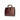 DapperFam Luxe Men's Brief Case in Burgundy Painted Calf