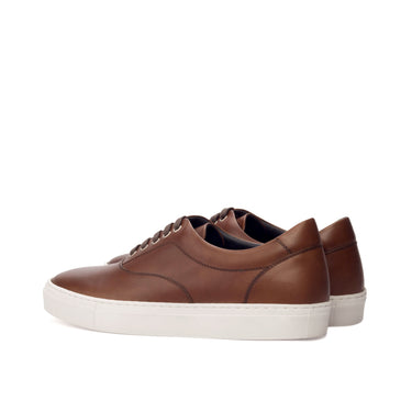 DapperFam Riccardo in Med Brown Men's Italian Leather Top Sider