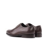 DapperFam Giuliano in Dark Brown Men's Italian Leather Whole Cut