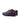 DapperFam Rafael in Dark Grey / Black Men's Flannel & Italian Full Grain Leather Oxford