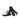 DapperFam Cadenza in Black / White Men's Italain Full Grain Leather High Kicks
