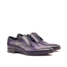 DapperFam Vero in Purple Men's Hand-Painted Patina Derby in Purple