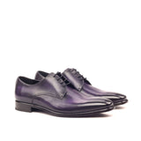 DapperFam Vero in Purple Men's Hand-Painted Patina Derby