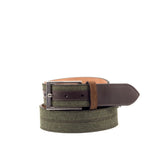 DapperFam Luxe Men's Marseille in Flannel Green Flannel