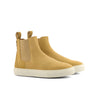 DapperFam Gallant in Sand Men's Lux Suede Chelsea Sport in Sand #color_ Sand