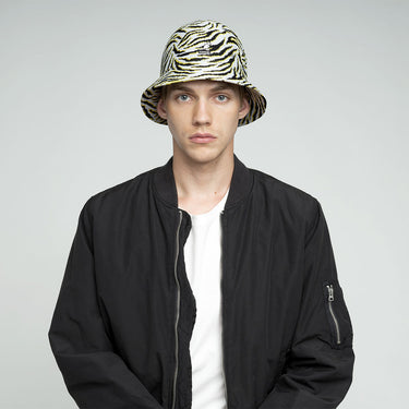 Kangol Carnival Casual Patterned Jacquard Bucket Hat in #color_