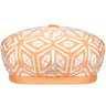 Kangol Diamond Jax Tropic Beret in Papaya Milk / White #color_ Papaya Milk / White