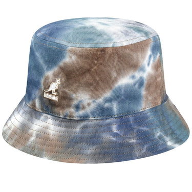 Kangol Tie Dye Bucket Cotton Bucket Hat in Earth Tone #color_ Earth Tone